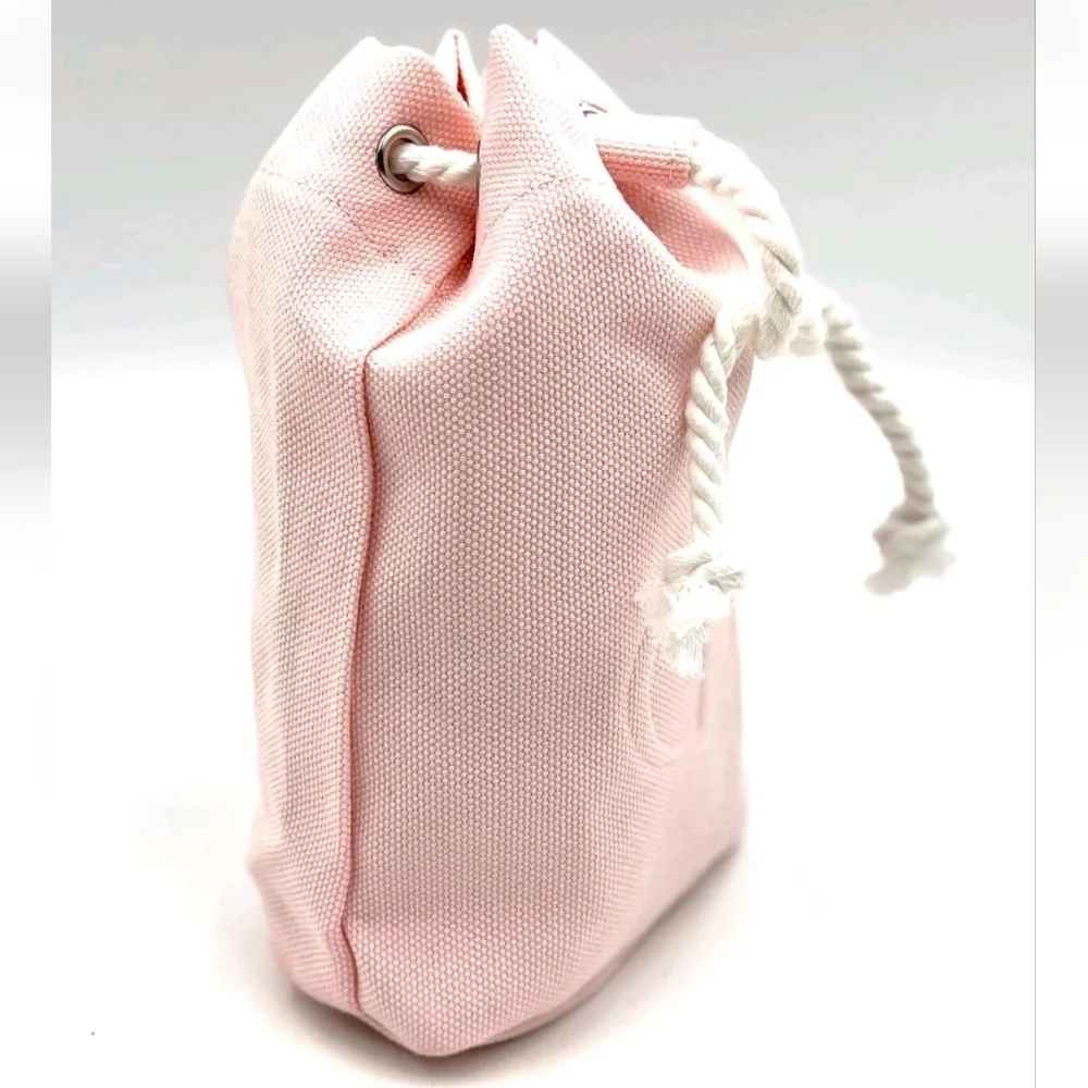 DIOR Pink Mini Bucket Bag with Drawstring Closure, New!